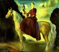 Fantasía ecuestre Retrato de Lady Dunn Salvador Dali